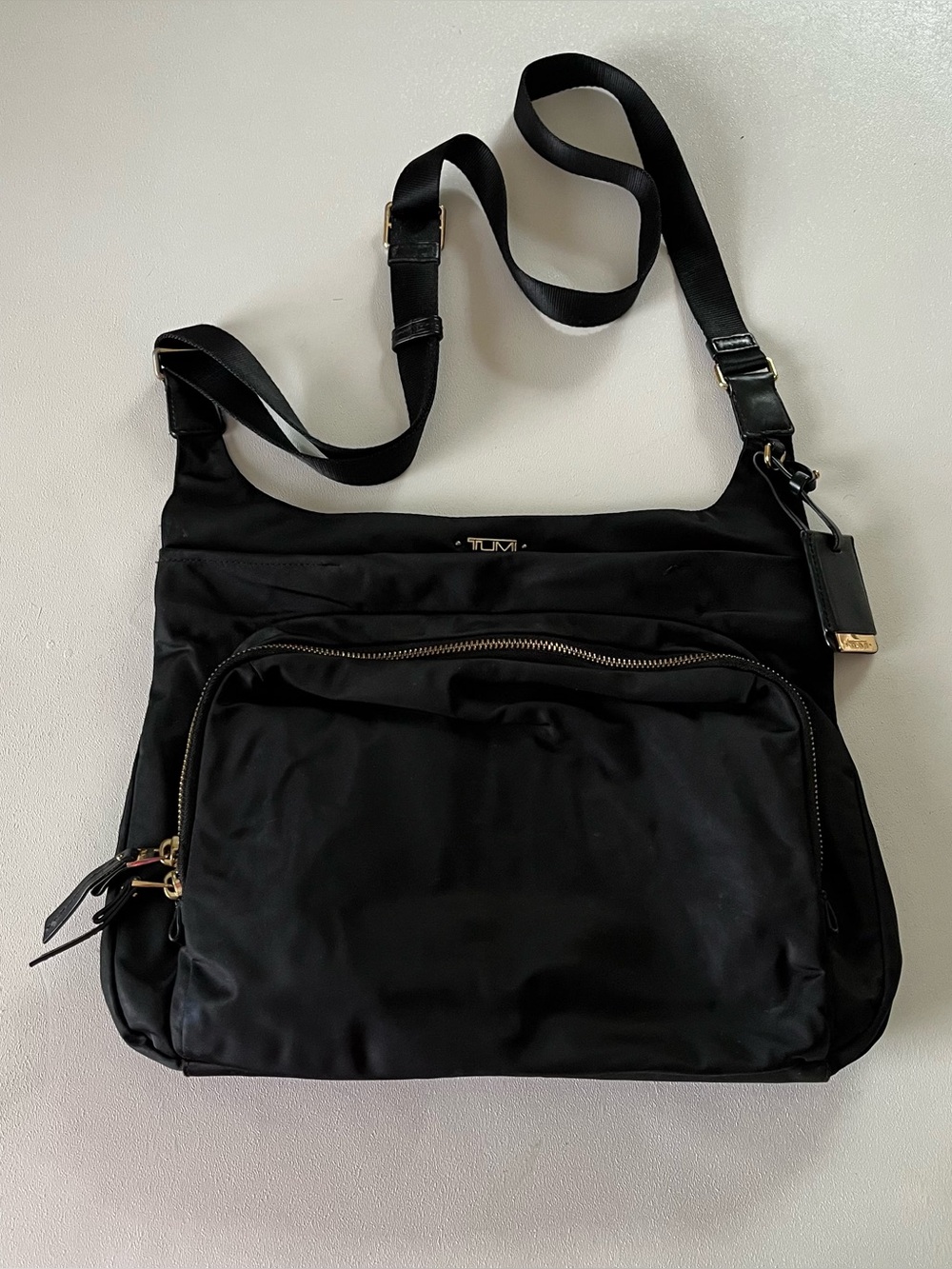 Tumi Voyageur Capri Crossbody Bag Black Nylon